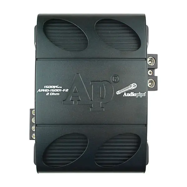 Audiopipe Aphd-15001-F2 1500W Rms Class D Full Bridge Amplifier 2-Ohm 1