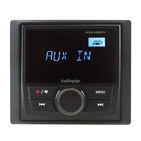 Audiopipe Apsw-6000Btu Marine Mechless Radio With Bluetooth 1