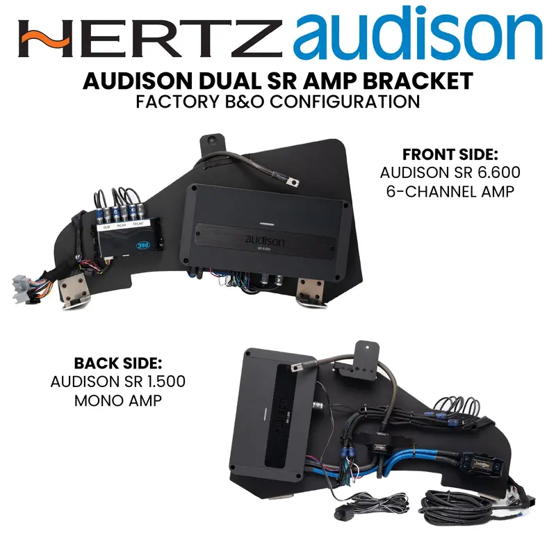Audison Plug & Play (6-Ch/ Mono) Amp Kit Bundle Upgrade (B&O System) | '21- Current Ford Bronco 1