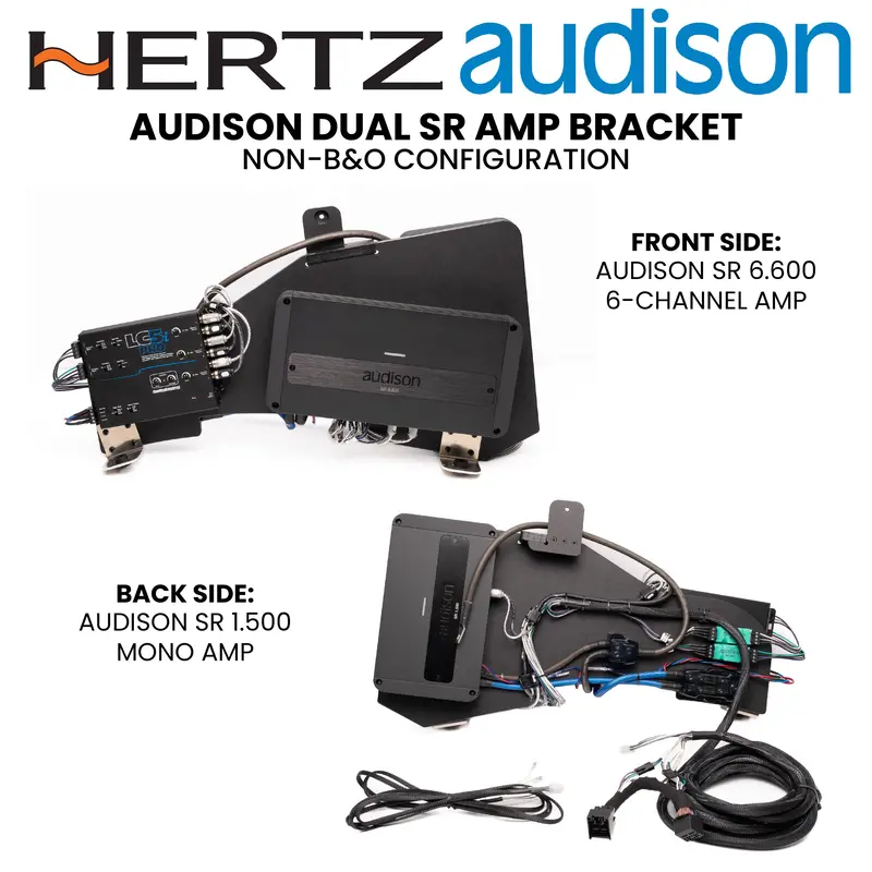 Audison Plug & Play (6-Ch/ Mono) Amp Kit Bundle Upgrade (Non-B&O System) | '21 - '24 Ford Bronco 1