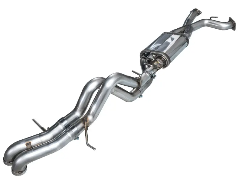 Awe Tuning Switchpath Cat Back Exhaust With Dual Bashguards, 3-Inch Mandrel-Bent Stainless Steel And No Tips | 2022+ Ford Bronco Raptor 1