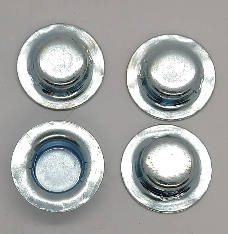 Axle Cap Push Nut : 1/2" Axle Size  : Pressed Steel Toys (Set Of 4) 1