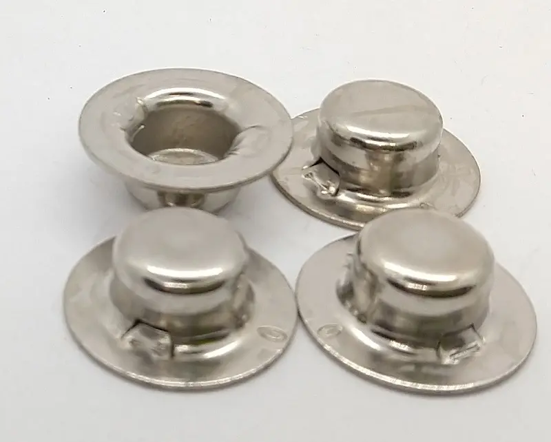 Axle Cap Push Nut : 7/16 Stud/ Axle Size : Pressed Steel Toys (Set Of 4) 1