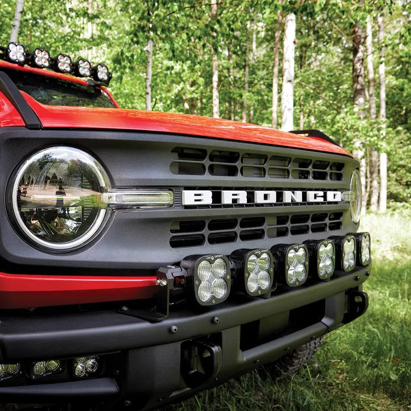 Baja Designs 6Xl Linkable Bumper Light Kit- W/ Oem Steel Bumper I '21- Current Ford Bronco 1
