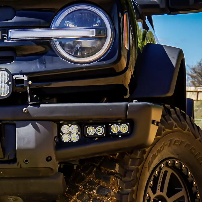 Baja Designs Squadron Sport/S2 Sport Fog Pocket Light Kit I '21- Current Ford Bronco 1