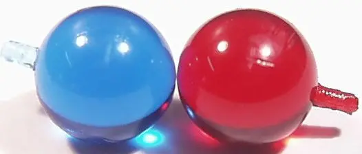 Balls For X-5 Space Patrol Tank Set Of Two Bulbs. 1