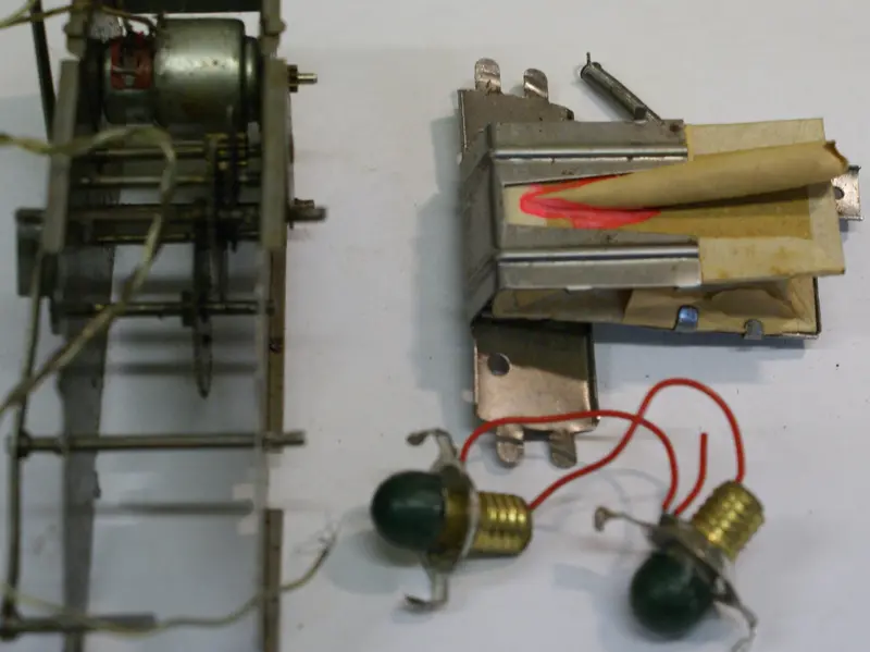 Battery Operated Toy Motor And Squeaker Box. 1