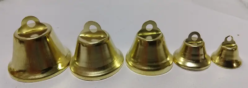 Bell Vintage Toy Set Of 5  (Sizes 1/2" To 1-1/8") 1