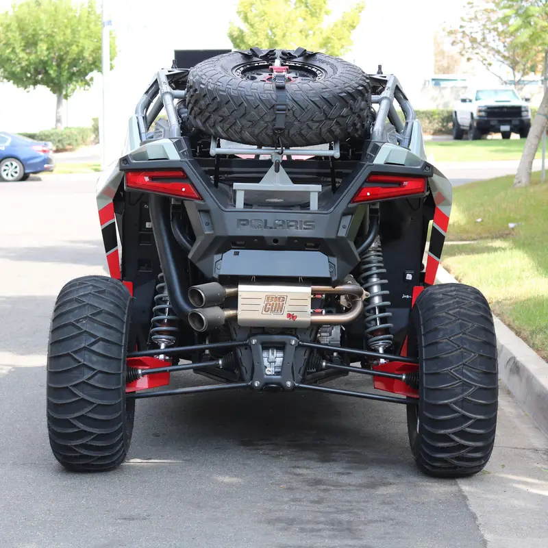 Big Gun Explorer Series Dual Slip On Muffler – Polaris Rzr Xp Turbo / Turbo S (17-24) 1