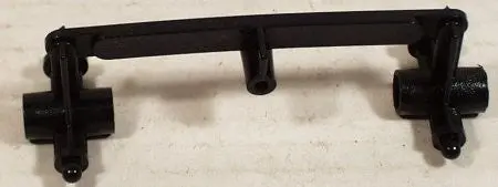 Black Steering Bar & Axle Brackets  Mustang 1967 Fastback 1