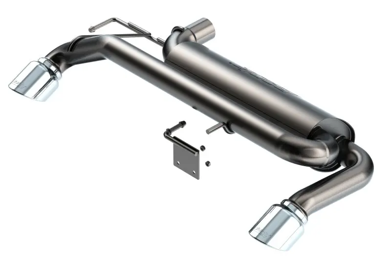 Borla 2.3L Atak Axle-Back Exhaust System With Bright Chrome Tips | 2021+ Ford Bronco 1