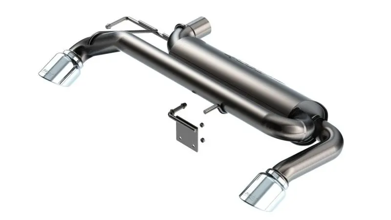 Borla 2.3L S-Type Axle-Back Exhaust System With Bright Chrome Tips | 2021+ Ford Bronco 1