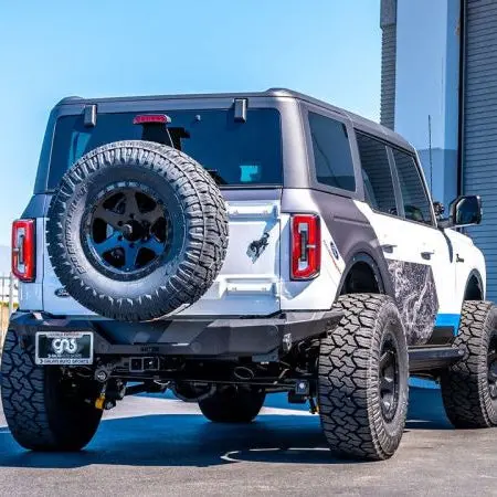 Borla 2.7L S-Type Axle-Back Exhaust System With Black Coated Tips | 2021+ Ford Bronco 2