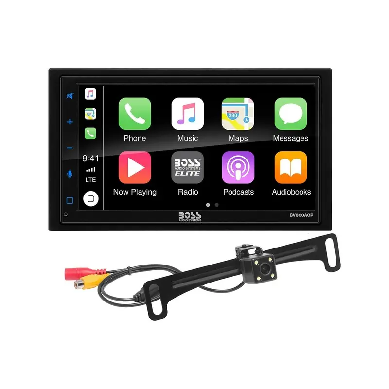 Boss Elite Bv850acp 6.75" Multimedia Receiver With Bluetooth Apple Carplay/Android Auto 1