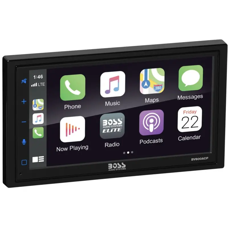 Boss Elite Bv850acp 6.75" Multimedia Receiver With Bluetooth Apple Carplay/Android Auto 2