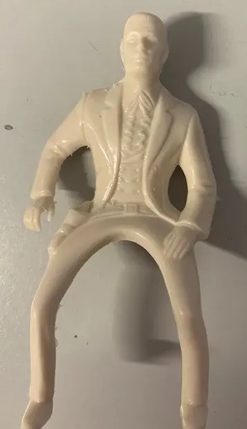 Bret Maverick, Small Riding Figure Unpainted. 4" High. 1