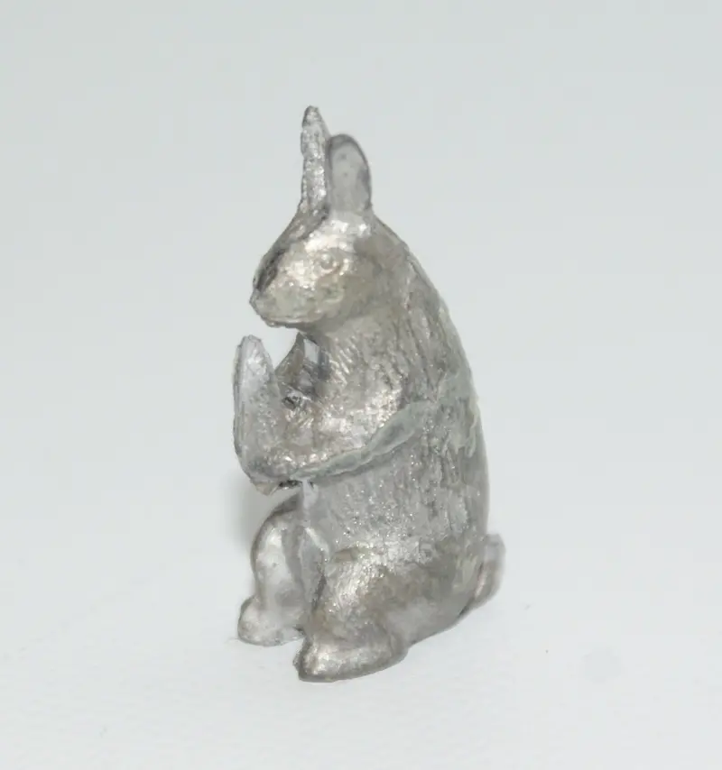 Britains Toy Set Farm Rabbit Cast Metal 1" 1