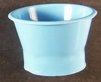 Bubble Blowing Battery Operated Elephant Cup Bowl. Blue 1