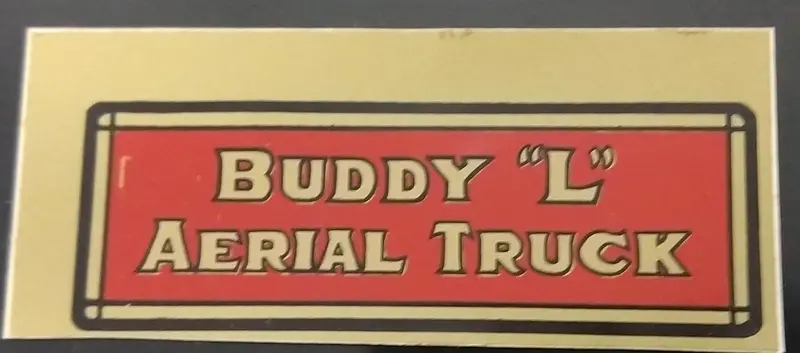 Buddy L Aerial Fire Truck Decal 1