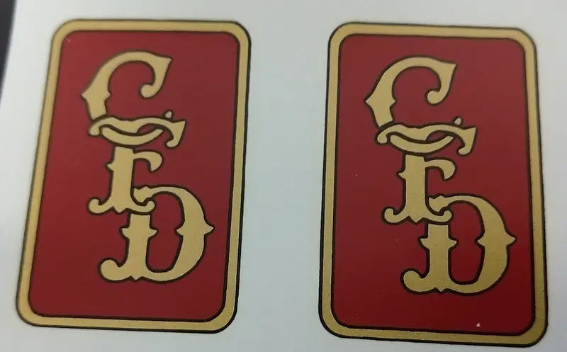 Buddy L Fire Pumper Decal Set Of 2 1