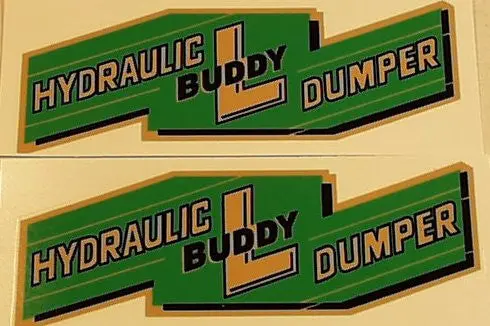 Buddy L Hydraulic Dumper Decal 1