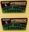 Buddy L Hydraulic Dumper Decal Set 1