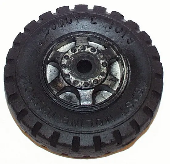 Buddy L Large Truck Tire 2-7/8 In. 1/4 In. Axle 1