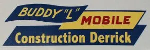 Buddy L Mobile Construction Derrick Decal 1