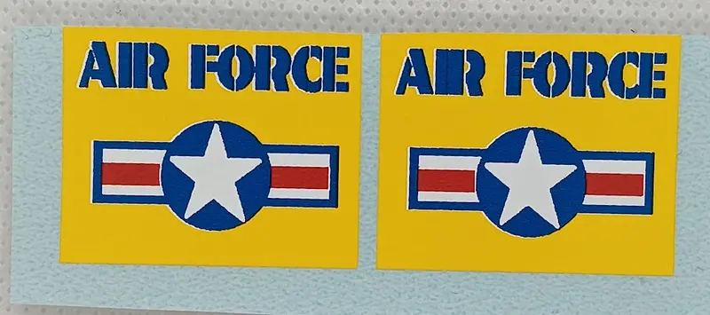 Buddy L Us Airforce Troop Truck Decal 1