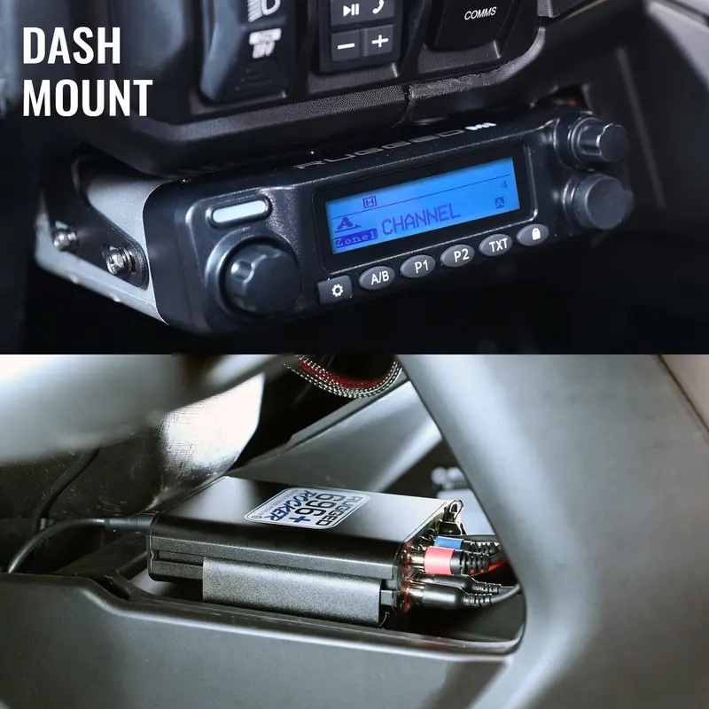 Can-Am Maverick R – Complete Communication Kit With Rocker Switch Bluetooth Intercom And 2-Way Radio 1