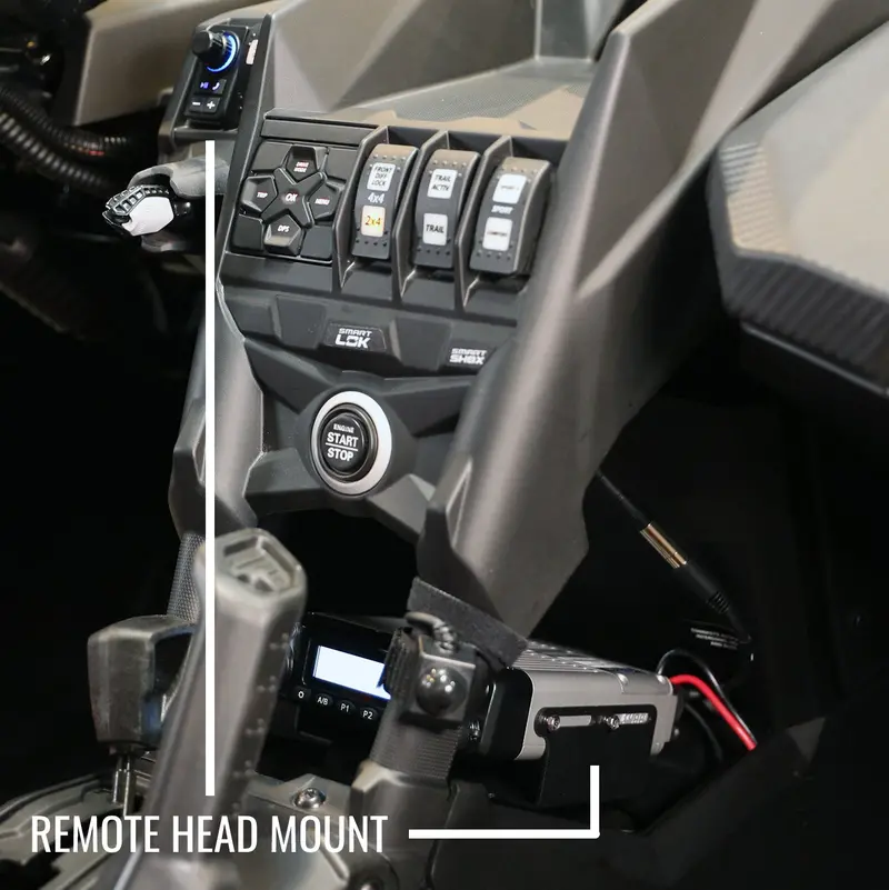 Can-Am Maverick X3 / X3 Max – Complete Communication Kit With Bluetooth Intercom And 2-Way Radio 1