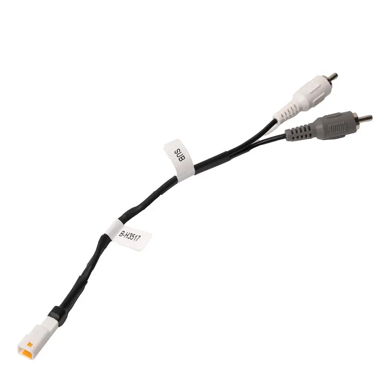 Canam® Maverick R & X3 Brp™ Touch Screen Subwoofer Rca Output Harness 1