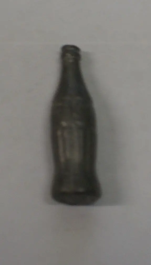 Cast Metal Coca Cola Bottle. 1-1/2" Original 1
