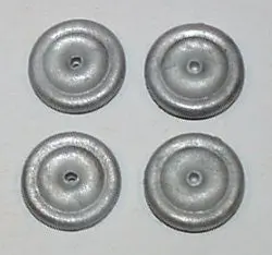 Cast Toy Wheels. 7/8" Set Of 4. Used On Small Cast Cars And Trucks. 1