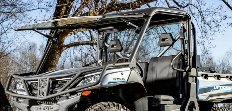 Cfmoto Uforce 1000 Maxdrive Power Flip Glass Windshield 1
