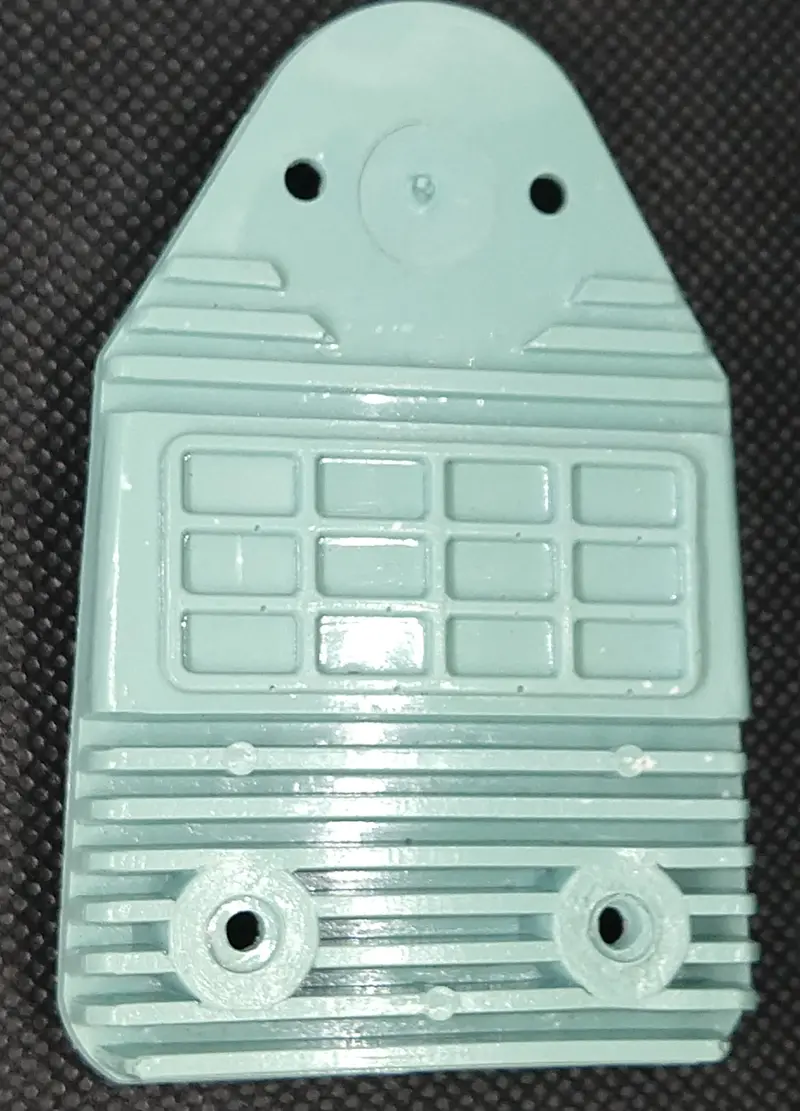 Chest Plate Chief Robot Man Lt. Blue Or Seafoam Blue 2