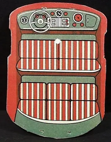 Chevy Electromobile Vintage Toy Interior Insert : 1
