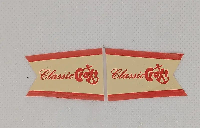 Classic Craft Boat Flag 1-1/2"  Orkin 1