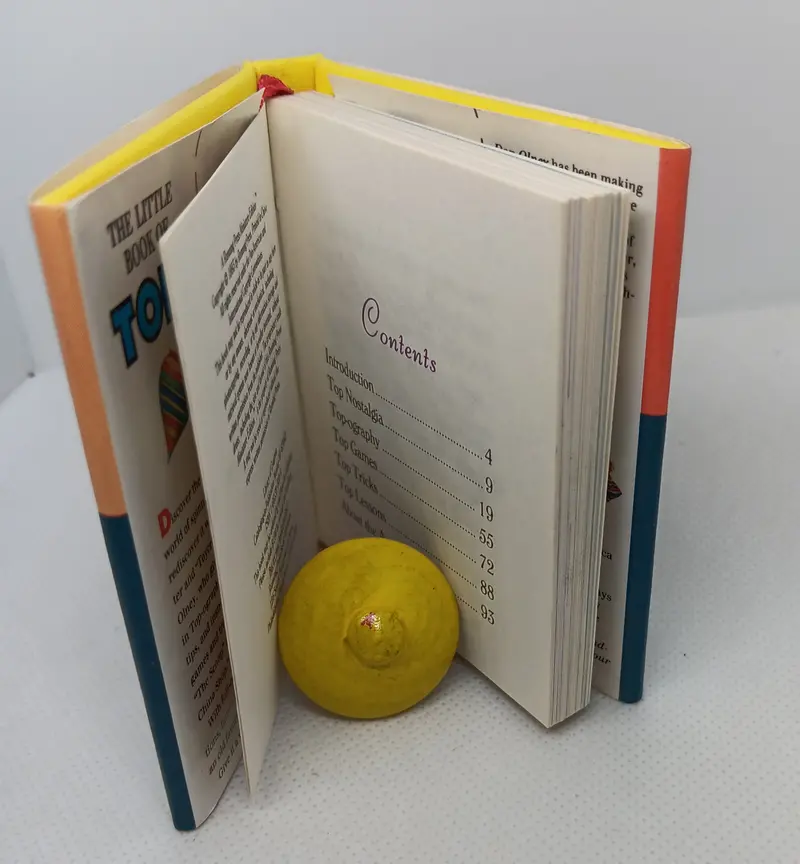 Collecting Mini Book : The Little Book Of Tops Tricks, Lore And More.  3" X 2" 1
