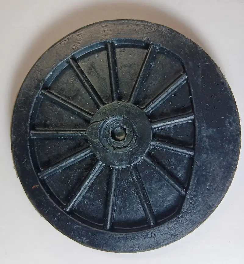 Cor-Cor Train Wheel Hard Rubber 1