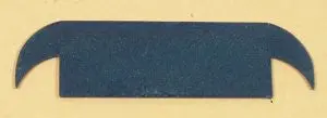Cox 1/24Th Blue Cheetah Front Air Spoiler Metallic Blue 1