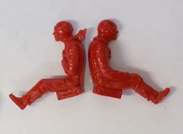 Cox Helldiver Model Parachute Pilot Red 1-3/4" 1
