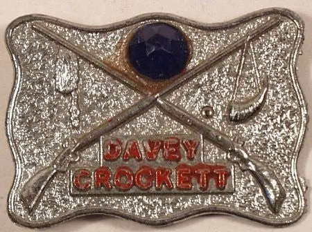 Davey Crockett Metal Pin 1