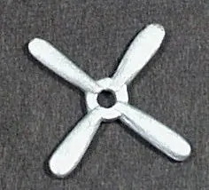 Diecast 4-Blade Prop Model Airplane. 1