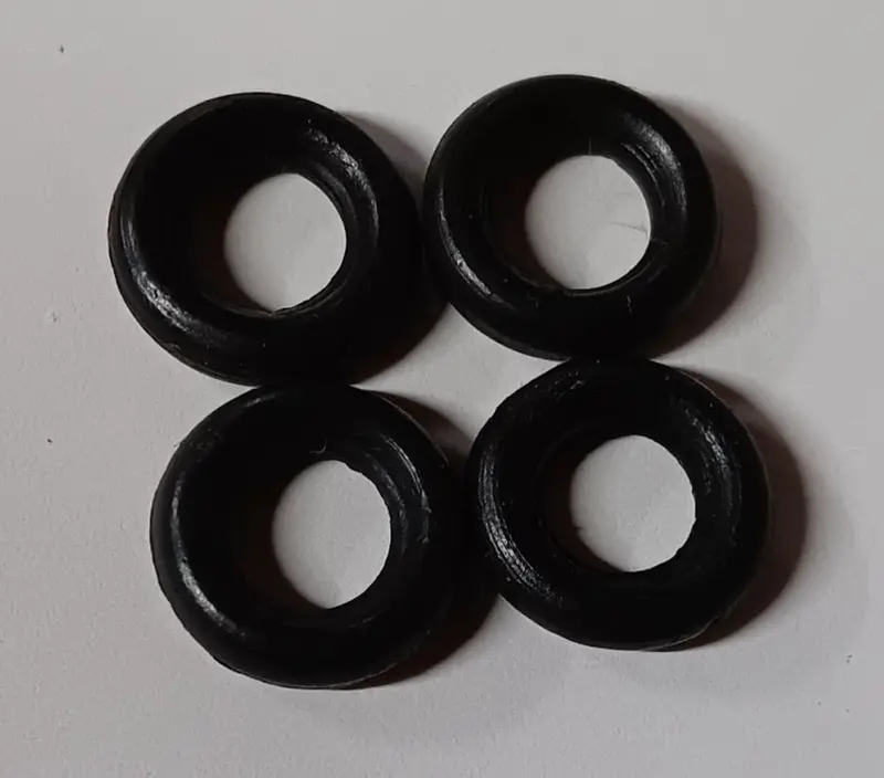Dinky 5/8" X 3/16"  Toy Tire Also Barclay And Early Diecast 1