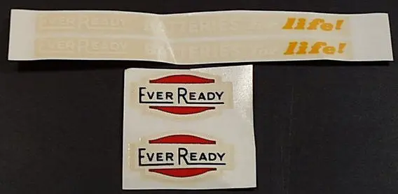 Dinky Ever Ready Battery Truck Decals 1
