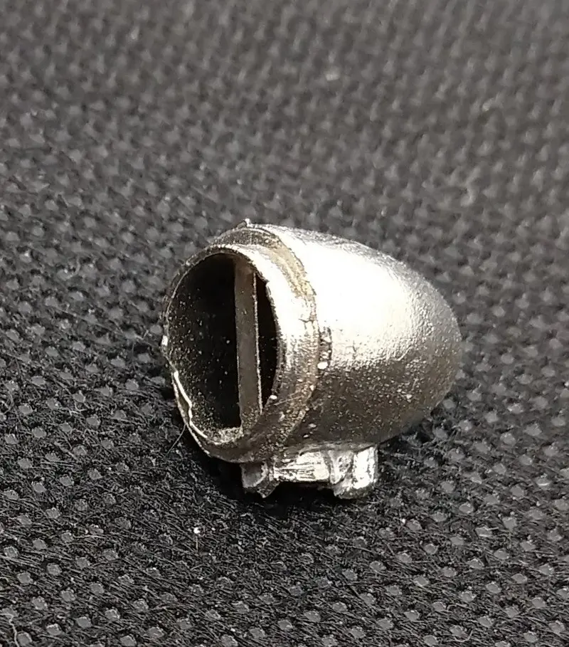 Distler Headlight Diecast Nickel Plated Cone Shaped. 1