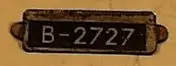 Distler Mercedes License Plate 1