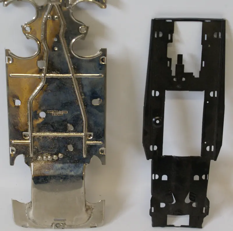 Distler Packard Car Base Plate And One Unknown Base Original Part. 1