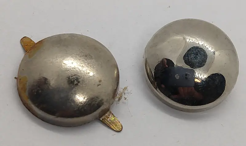 Distler Toy Hub Caps Set Of Two.  See Pictures 1
